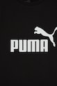 Дитяча бавовняна футболка Puma 587029 587029 чорний AW24