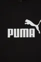 Otroški bombažen t-shirt Puma črna