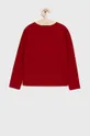 Хлопковый детский лонгслив Polo Ralph Lauren красный