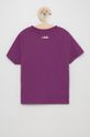 Detské bavlnené tričko Fila fialová