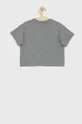 Detské bavlnené tričko Champion 404232 sivá