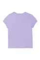 Dkny T-shirt dziecięcy D35R58.102.108 fioletowy