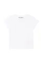 Karl Lagerfeld T-shirt bawełniany dziecięcy Z15T59. biały