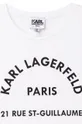 Karl Lagerfeld T-shirt bawełniany dziecięcy Z15T59. 100 % Bawełna