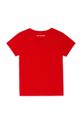 Detské bavlnené tričko Karl Lagerfeld červená