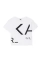 biały Karl Lagerfeld T-shirt dziecięcy Z15321.126.150