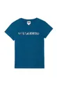turkusowy Karl Lagerfeld - T-shirt dziecięcy Z15326.102.108 Dziewczęcy