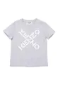 szary Kenzo Kids T-shirt dziecięcy Dziewczęcy