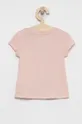 GAP T-shirt bawełniany dziecięcy różowy