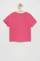 GAP t-shirt bawełniany dziecięcy różowy