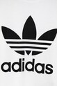 Хлопчик Дитяча бавовняна футболка adidas Originals H25246 білий