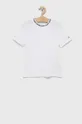 biały Calvin Klein Jeans T-shirt bawełniany dziecięcy IU0IU00234.4890 Dziecięcy