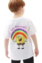biały Vans T-shirt dziecięcy x Spongebob Dziecięcy
