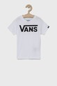 Dětské bavlněné tričko Vans VN0A3W76YB21 bílá AW21