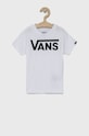 Dětské bavlněné tričko Vans VN0A3W76YB21 bílá AW21