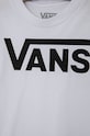 Dětské bavlněné tričko Vans bílá VN0A3W76YB21