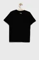 Παιδικό βαμβακερό μπλουζάκι Fila μαύρο