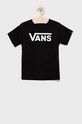 Vans t-shirt in cotone per bambini cotone nero VN0A3W76Y281