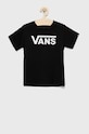 Vans t-shirt in cotone per bambini cotone nero VN0A3W76Y281