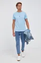 niebieski Tommy Hilfiger - T-shirt Męski