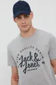 szary Jack & Jones T-shirt