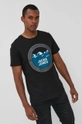 czarny Jack & Jones T-shirt bawełniany Męski