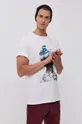 білий Бавовняна футболка Premium by Jack&Jones Чоловічий