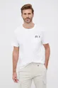 λευκό Βαμβακερό μπλουζάκι Selected Homme