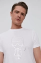 fehér Karl Lagerfeld t-shirt