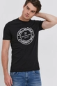 czarny Karl Lagerfeld T-shirt bawełniany 512224.755091