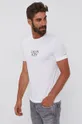 biały Calvin Klein T-shirt bawełniany