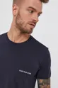 granatowy Calvin Klein Jeans T-shirt bawełniany J30J319098.4890
