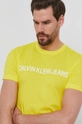 żółty Calvin Klein Jeans T-shirt J30J307856.4890