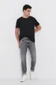 Calvin Klein Jeans T-shirt bawełniany J30J319105.4890 czarny