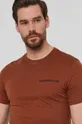 brązowy Calvin Klein Jeans T-shirt J30J315245.4890