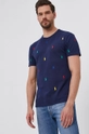 granatowy Polo Ralph Lauren T-shirt bawełniany 710842916001