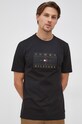 Tommy Hilfiger T-shirt bawełniany czarny MW0MW20169.4890