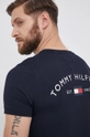 темно-синій Бавовняна футболка Tommy Hilfiger Чоловічий