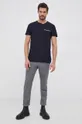 Tommy Hilfiger T-shirt bawełniany granatowy