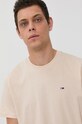 Tommy Jeans Tricou din bumbac bej DM0DM09598.4890
