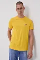 żółty Tommy Jeans T-shirt bawełniany DM0DM10099.4890