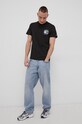 Tommy Jeans T-shirt bawełniany DM0DM11613.4890 DM0DM11613.4890 czarny AW21