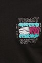 Tommy Jeans T-shirt bawełniany DM0DM11613.4890 DM0DM11613.4890 czarny