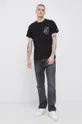 Tommy Jeans T-shirt bawełniany DM0DM11617.4890 czarny