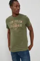 zielony Tom Tailor T-shirt bawełniany