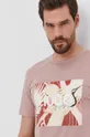 różowy Hugo T-shirt 50453744