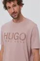 beżowy Hugo T-shirt 50454191