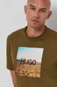 zielony Hugo T-shirt 50459428
