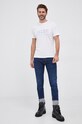 Tiger Of Sweden T-shirt bawełniany T51831004 biały AW21
