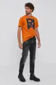 G-Star Raw - T-shirt D19893.336 pomarańczowy